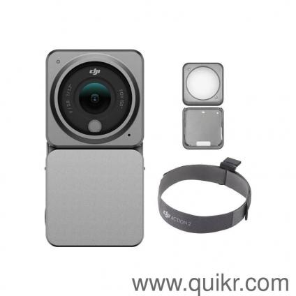 Dji Action 2 only box open new camera i purchase pouch also Rs. 1500 including 