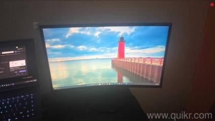Samsung 27-inch(68.5cm) FHD, 1800R Curved Monitor, VA Panel, Slim Design, AMD FreeSync, Flicker Free, HDMI, Audio Ports (LC27F390FHWXXL, Black)