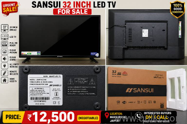 Sansui 32 Smart LED TV Like New ConditionPremium Sansui Smart TV 32 Inch With Box32 Inch Smart 