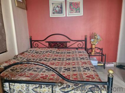 King Size Wooden Bed with Storage + 2 Side Tables (Without Mattress)
