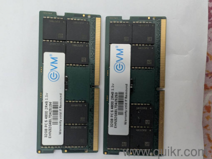 32 GB X 2,  Ddr5 4800Mhz RAM with 10 year warranty 