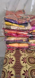 saree brand new georgette and cotton polyester satan etc. available 