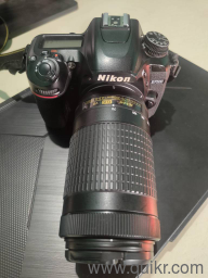 Nikon D7500 with 70-300mm lens in Excellent condition with 2 original batteries and original Battery 