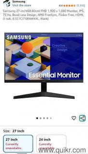 Samsung 27" Monitor for Sale  Excellent Condition