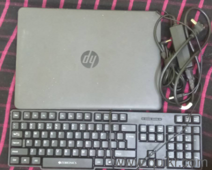 HP Laptop with Key board,Charger and Good  condition with Battery Backup.