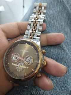 D'SIGNER Men Round Dial Bracelet Style Straps Analogue ChronographWatch 857RTM.9G