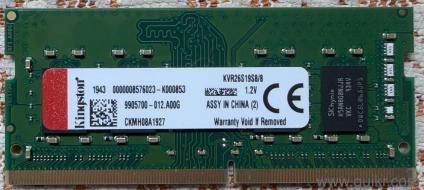 Kingston 8GB DDR4 Laptop RAM Memory (2666MHz SODIMM) - Excellent Condition