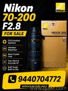 Nikon 70-200 F2.8