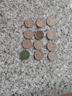 Rs 2 Rupees Coins total 12 coins 