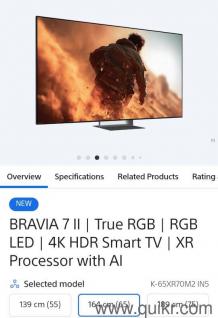 Sony Bravia 4k 7 series M2 boxed bill+warranty 