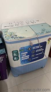 Croma 7.5 Kg Semi Automatic Washing Machine  Good Condition