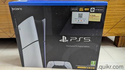 PS5 with original bill and box, original dualsense 5 controller (40-day old console) without disc