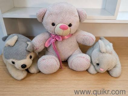 Teddy Bear + Rabbit + Dog ; Soft Toys 