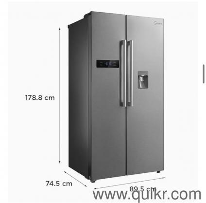 Midea 59lL Side By Side Refrigerator with Inverter&water dispenser