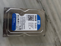 Internal harddisk 500 gb