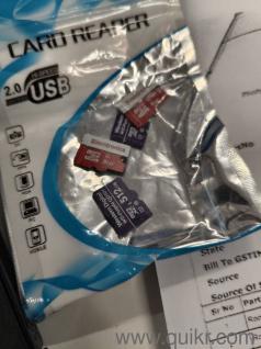 wd 512GB sd card 3 nos. and simtronics sd card 8 gb 2 nos 