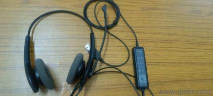 Jabra Evolve 2 USB wired headset.