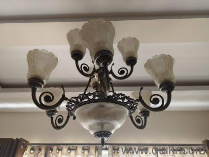 chandelier just 1 year old with bulbs 