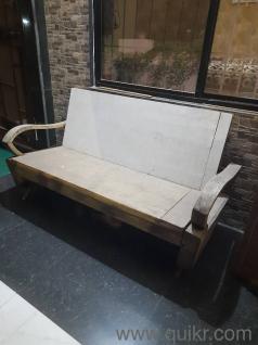 3 seater Teakwood framed sofa 