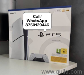 Call or WhatsApp 875O129446 SONY PS5 Slim Disc {1TB SSD} 2 Controller, 2CD Games With bill Box & SONY Warranty 