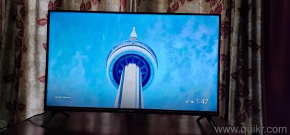 BRAND NEW TCL 32 INCH QLED SMART TV(USED ONLY 2O DAYS-1 YEAR WARRANTY)