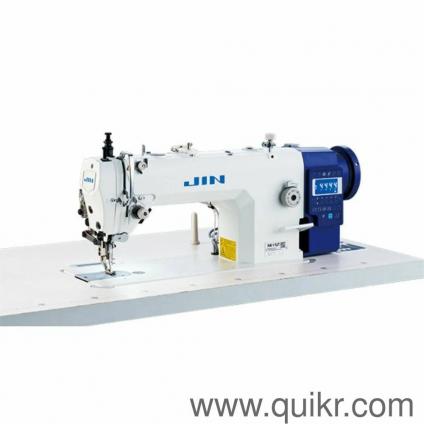 Brand name: JIN, stich type:lock stich, number of needles-1, motor type: direct driver, model name: NA 11UT, Number of threads-2