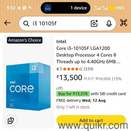 Intel Core i3 Processor 