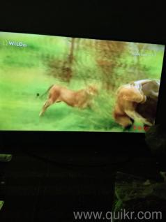 lg smart TV with Airtel DTH dish and box for sale