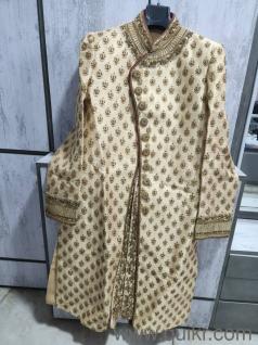 Sherwani for bride by Manyawar. 