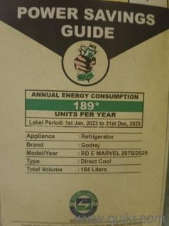 I purchased a godrej fridge in March ,25 it's working condition.