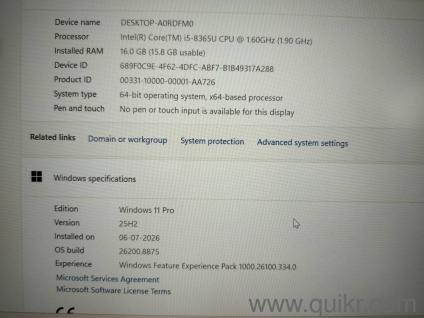 Thinkpad refurbished 16GB RAM 256SSD