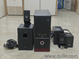 Complete Desktop PC Set with Creative 2.1 Speakers & Dual APC UPS - Excellent Condition