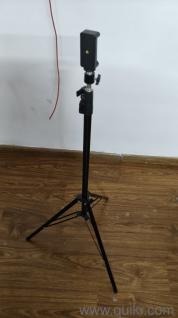 Tripod Stand with Adjustable Mobile Clip Holder for All Mobiles & Cameras