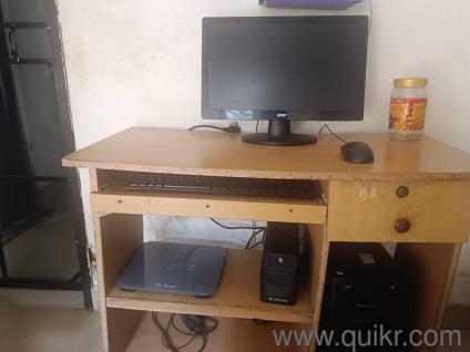 Computer with Table and UPS