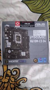 ASUS PRIME H610M-CS D4 motherboard for sale.