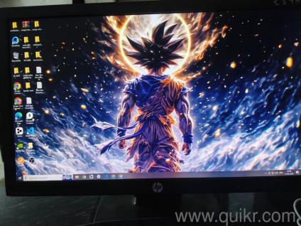 MONITOR + CPU WITH GTX 1650 GRAPHICS CARD 