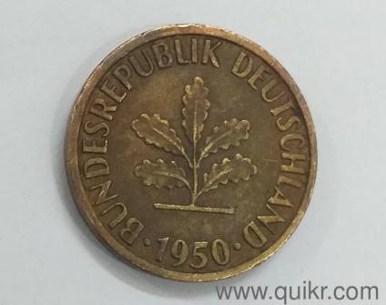 FIRST Pfennig coin of West Germany 1950