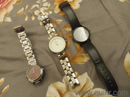 Set of 3 Women's Wrist Watches (Fastrack, DKNY, Sonata)