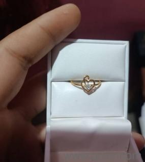 kisna diamond gold ring 