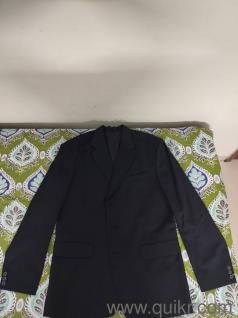 Brand New Navy Blue Premium Suit with Free Suit Cover (Size 34 Trousers)