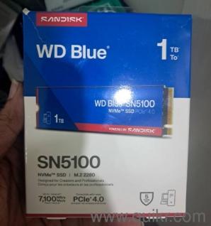 SanDisk WD Blue SN5100 NVMe M.2 2280 1TBPCle Gen 4.0 SSD.