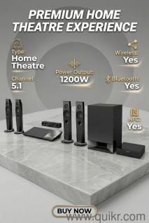 Sony 5.1 Home Theatre BDV-7200W with wireless speakers