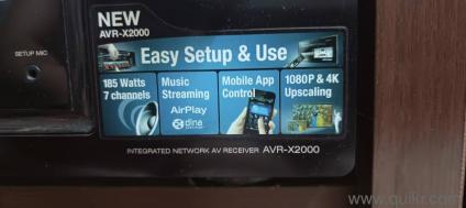 AVR X 2000 4K Sound, 185 watts 7 chanels
