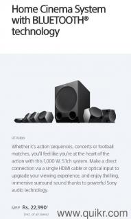 Sony home theatre HT-IV300
