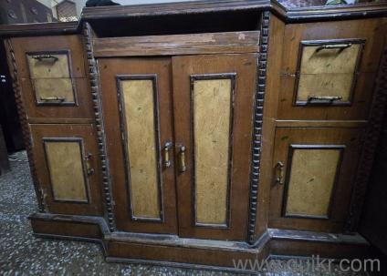 Writing Desk with Storage Cabinets