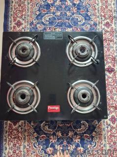 Prestige Gas Stove With Glass Top