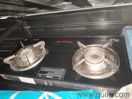 Good condition Cooktop with 2 burner and toughened glass top.
