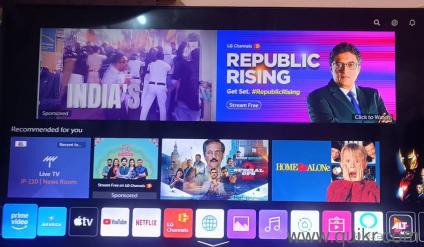LG nanocell technology display 49inch smart TV 