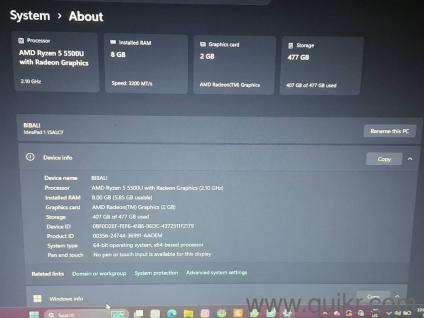 deaPad 1 15ALC7 Laptop 