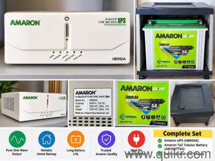  AMARON UPS + TALL TUBULAR BATTERY FOR SALE! 